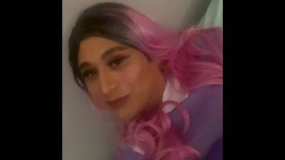 Cosplay fun sissy Azu - ashemaletube.com