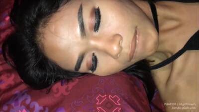 LADYBOY PHATIDA - PEEING, RIMMING & FACIAL - ashemaletube.com - Thailand