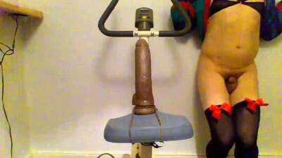 Sissy Bike Dildo - drtuber.com