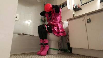 Sissy Maids Bathroom Bondage, Locked To Toilet - upornia.com