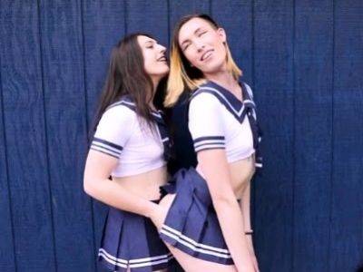 Cute Trans Schoolgirls Make Love! - drtvid.com