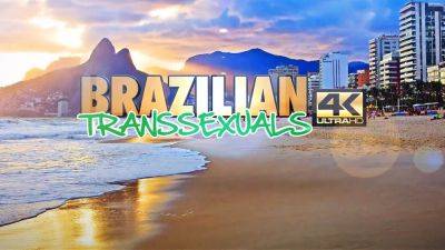 BRAZILIAN TRANSSEXUALS Flamming T Brunette Arriving - drtvid.com - Brazil