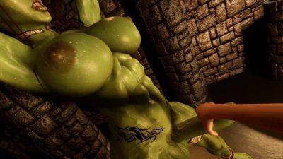 Hot 3d animation from the first person. Orc transvestite enjoys masturbation and blowjob. - anysex.com
